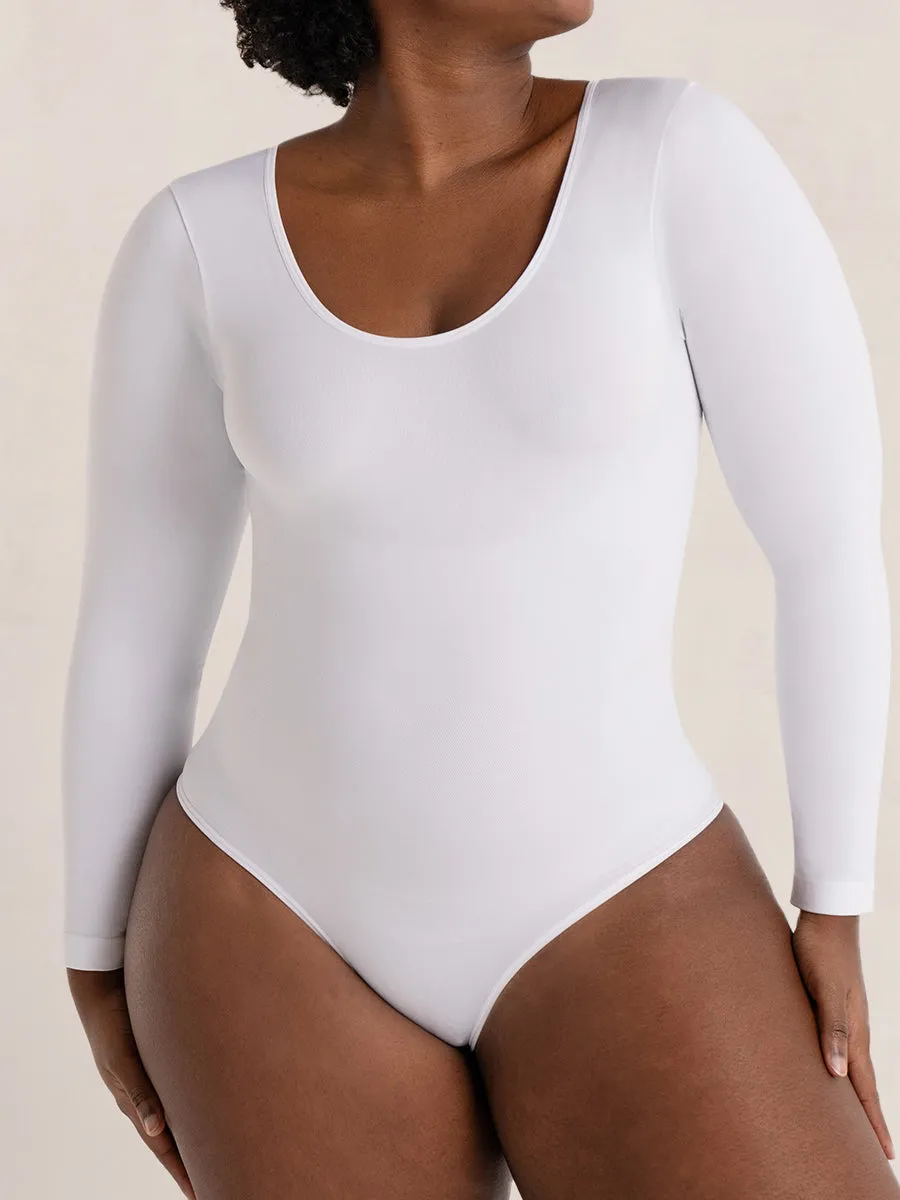 Buy 1, Get 1 FREE: 1 Long Sleeve Bodysuit   1 FREE Mesh Shorts