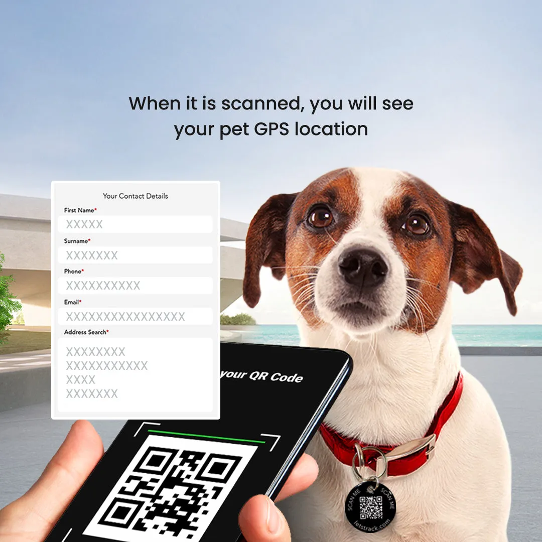Buy QR Code TAG for Dogs, Cats & Luggage | Smart Pet ID TAG | Secure Your Pets & Luggage - Letstrack