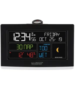 C82929v2 WIFI PROJECTION ALARM CLOCK WITH ACCUWEATHER