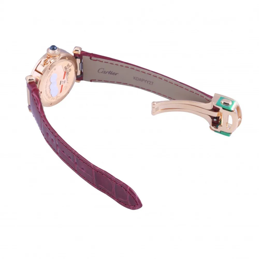 Cartier Pasha 30 mm Rose Gold & Diamonds Lady's Watch