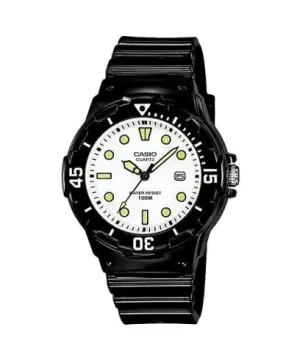 Casio Classic Diver Analog Black Resin Watch LRW200H-7E1