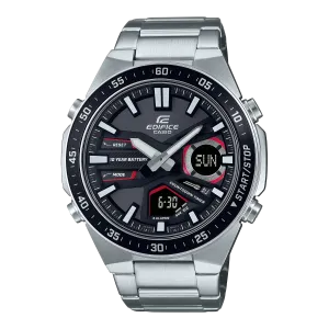 Casio Edifice Analog Digital Black Dial Watch EFVC110D-1A4