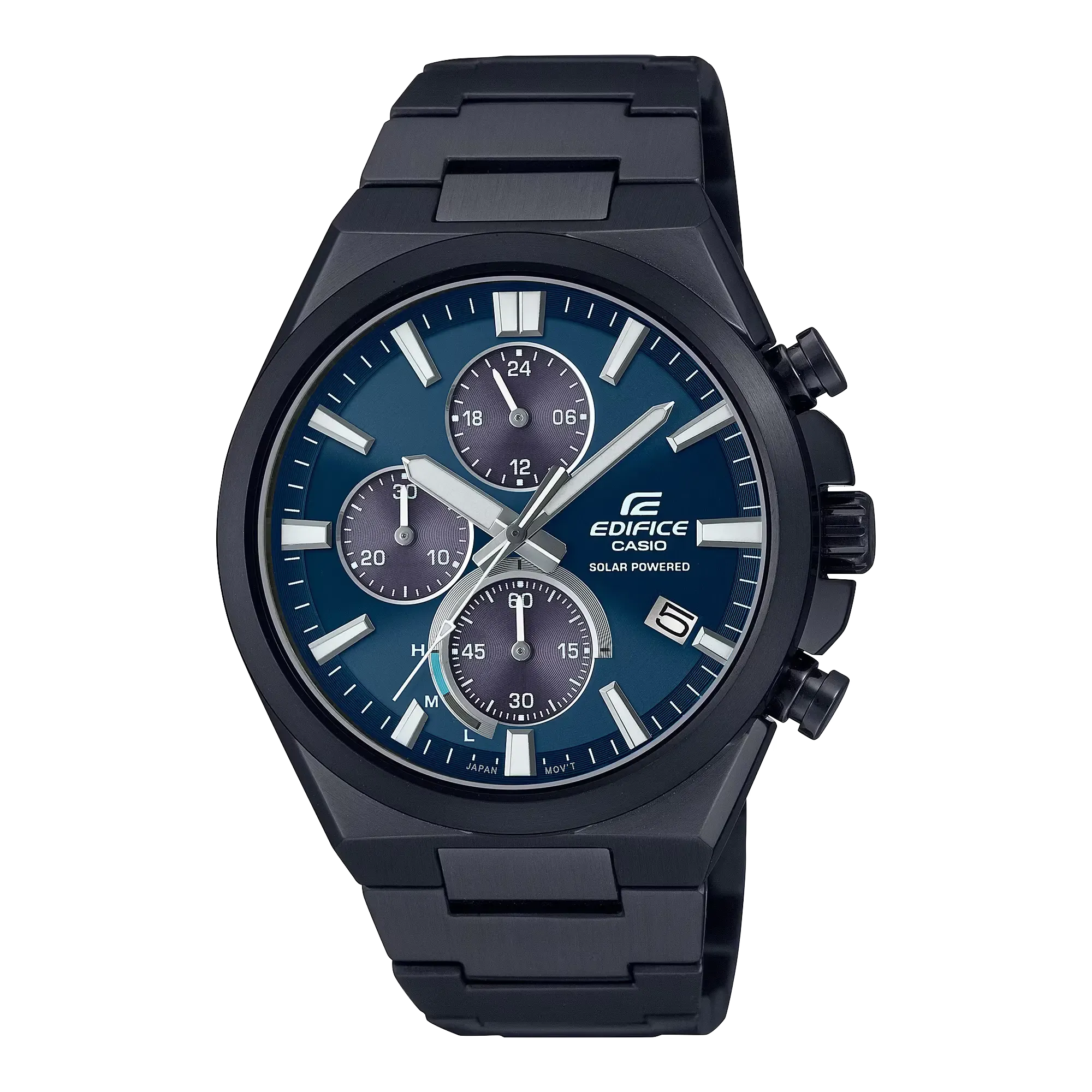 Casio Edifice Solar Powered Chronograph Blue Dial Watch EQS-950DC-2AVUDF