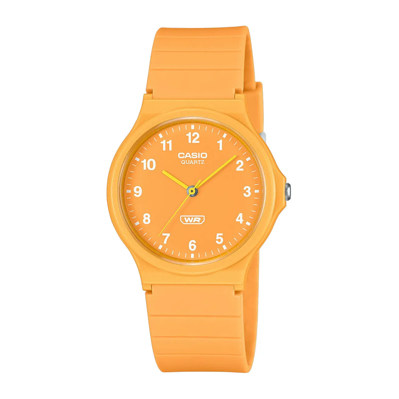 Casio Ladies Bio-Based Yellow Resin Band Watch - LQ24B-9B