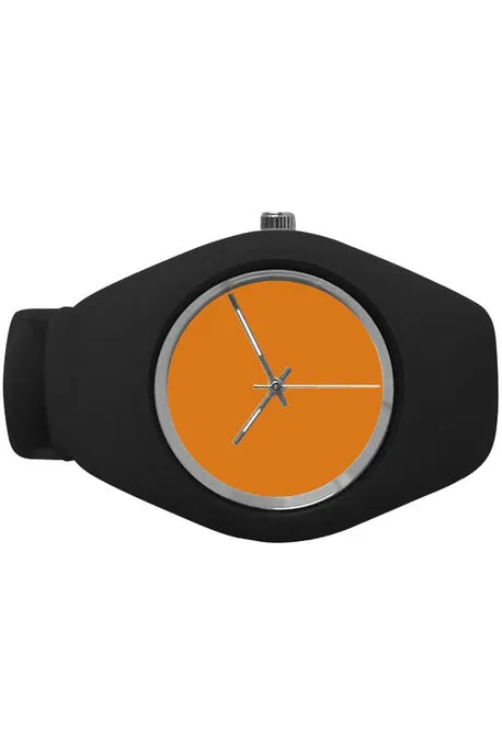 Citrus Orange Simple Style Candy Silicone Watch