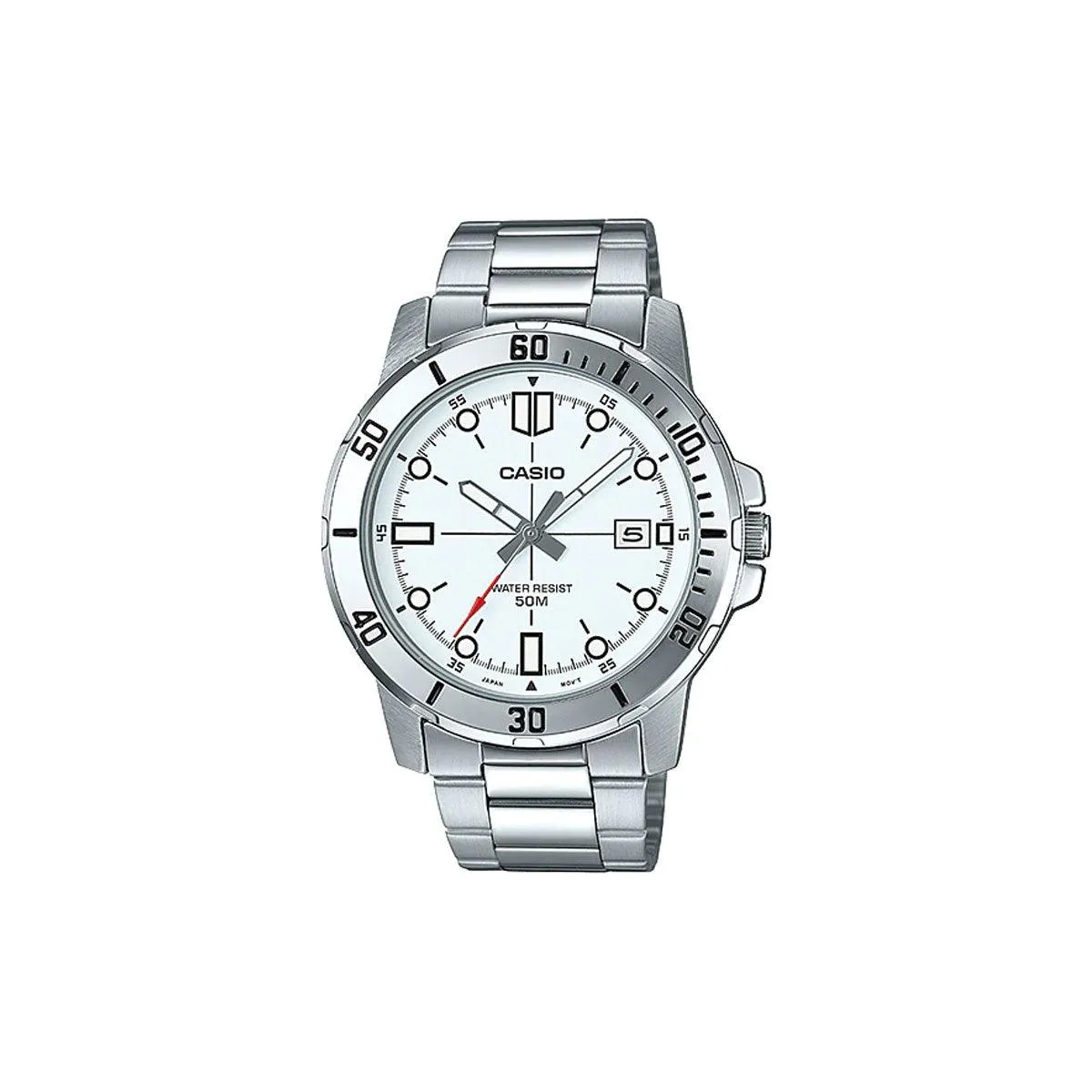 Classic Mens Silver Watch - MTPVD01D-7E
