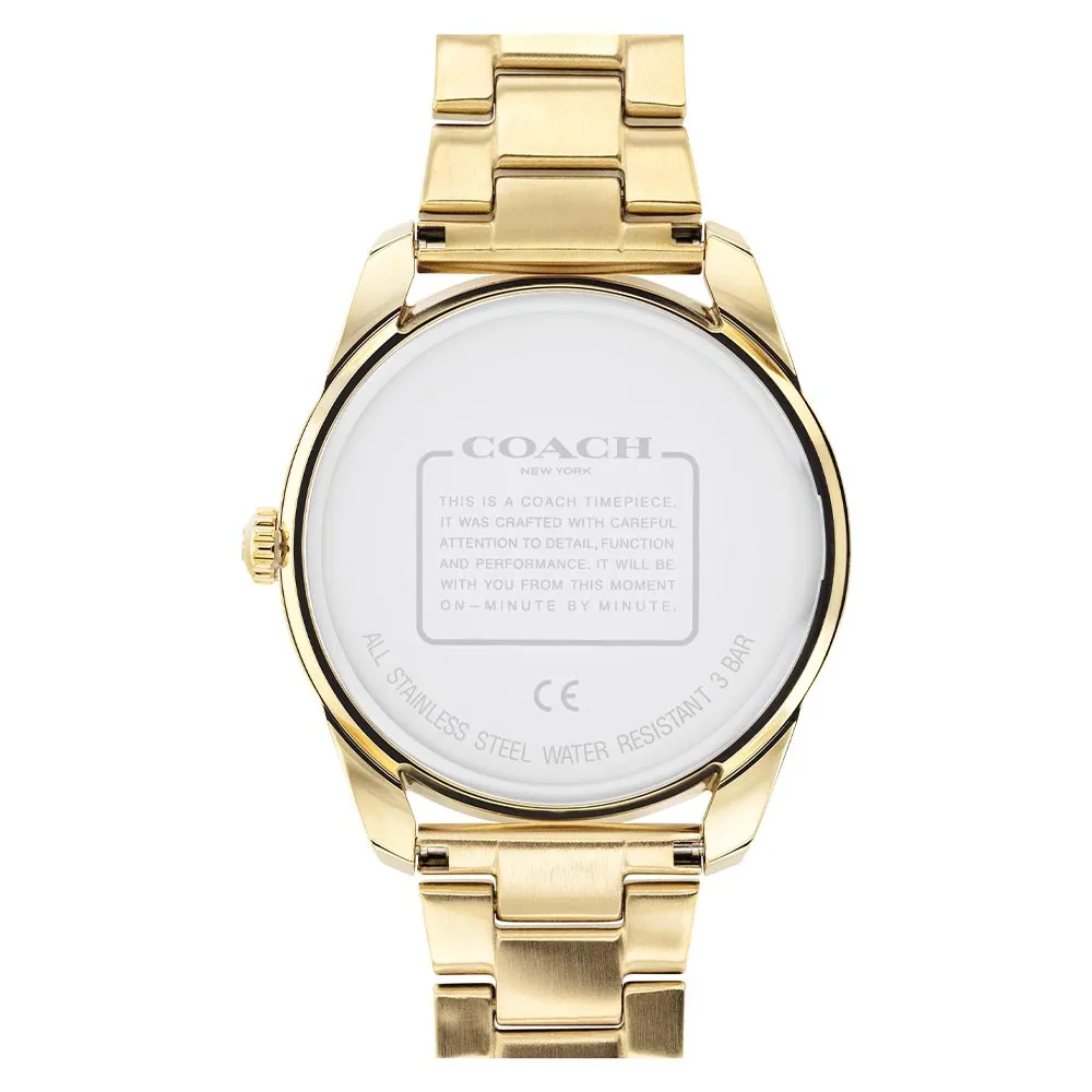 Coach Preston Rainbow Crystal and Gold Steel Women's Watch - 14503657