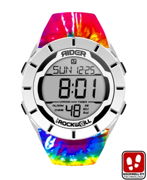 Coliseum Fit™ Samadelic Tie-Dye Edition (White/Black) Watch
