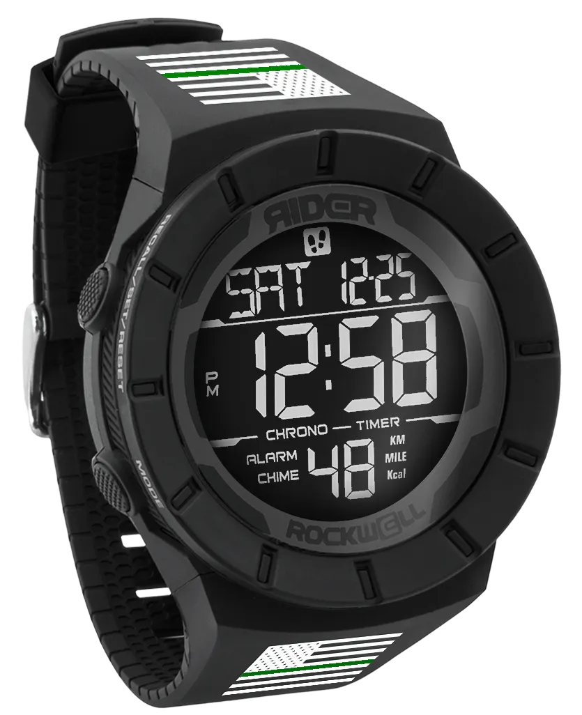 Coliseum Fit™ Thin Green Line - Freedom Edition (Phantom Black) Watch