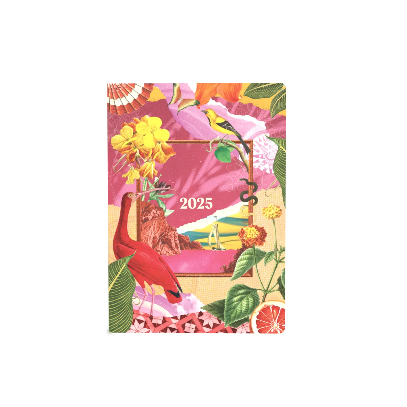 Collins Maximalism 2025 Diary Planner, Business Planner and Organiser, A5 - Week To View - Yellow