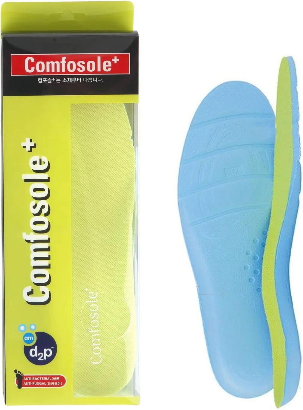 Comfortable, Durable Insole for Men and Women-Ideal for Active Sports Walking Running Training-Comfort Insoles for Athletic Shoe Cushion and Support (Sports, 255mm/Women 8.5/Men 7.5)