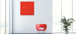 Copy of BK-CLOCKTWO - LARGE - Wooden Corpus White Lacquered