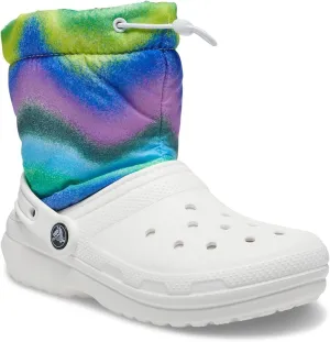 Crocs Unisex-Child Classic Lined Neo Puff Boot Snow
