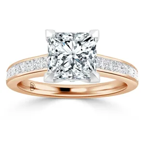 Crystal - 18ct Rose Gold - Princess