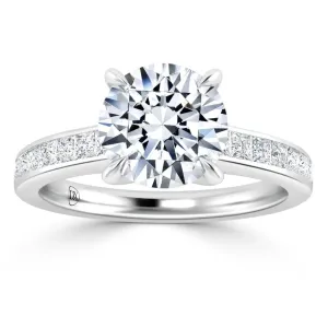 Crystal - 18ct White Gold - Round