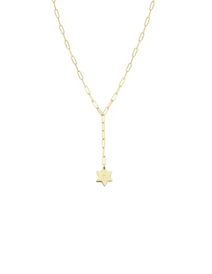 David Magen David Paperclip Lariat