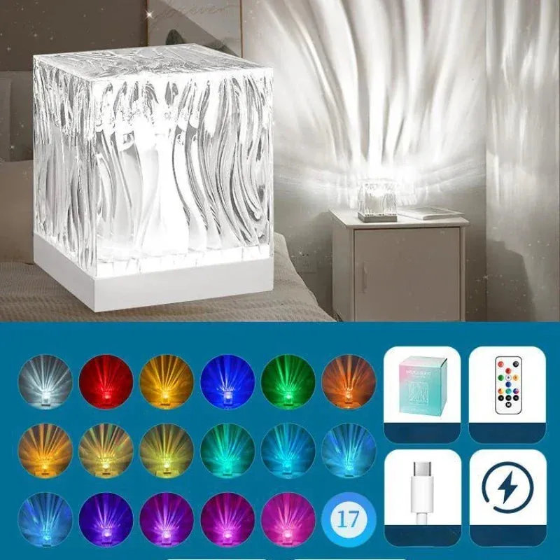 Dynamic RGB Crystal Lamp