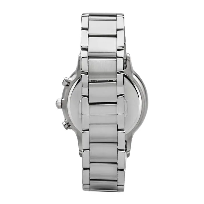 ElegantTime Stainless Steel Blue Chronograph Watch Model QZ43C22B5A
