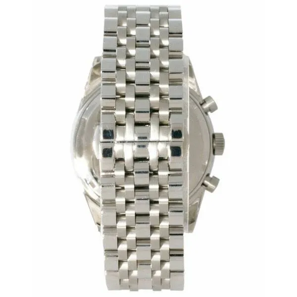 Emporio Armani Italia Mens Elegant Stainless Steel Chronograph AR5988