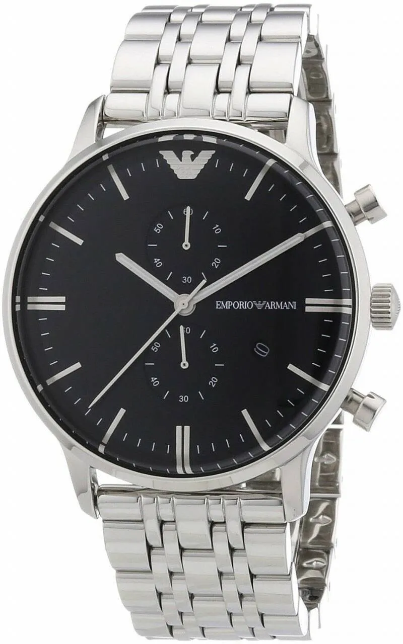 Emporio Armani Men's Steel Chronograph Watch AR0389