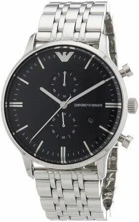 Emporio Armani Men's Steel Chronograph Watch AR0389