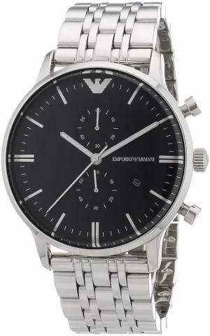 Emporio Armani Men's Steel Chronograph Watch AR0389