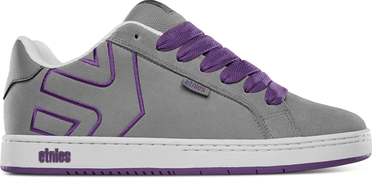 Etnies Men's Low-Top Sneakers Skate Shoe, Grey Purple, 10.5