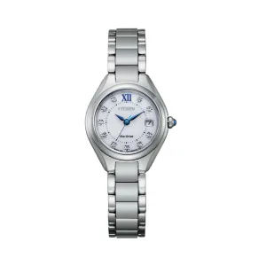 EW2540-83A - Ladies Stainless Steel Eco-Drive Dress Watch