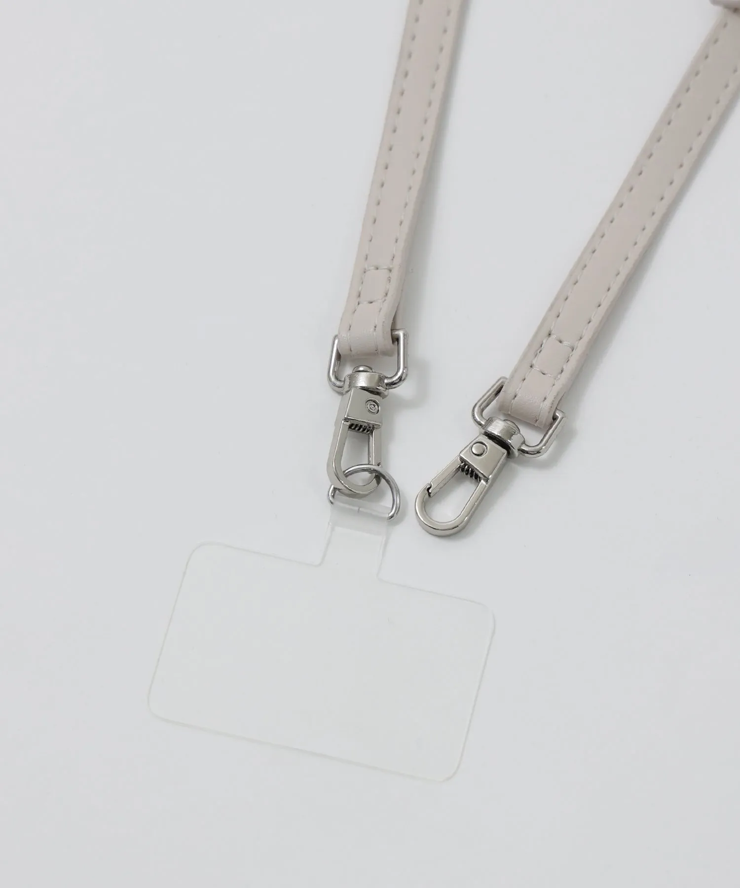 fake leather mobile strap