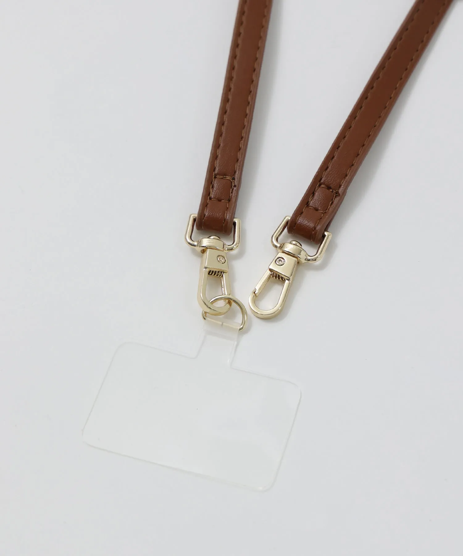 fake leather mobile strap