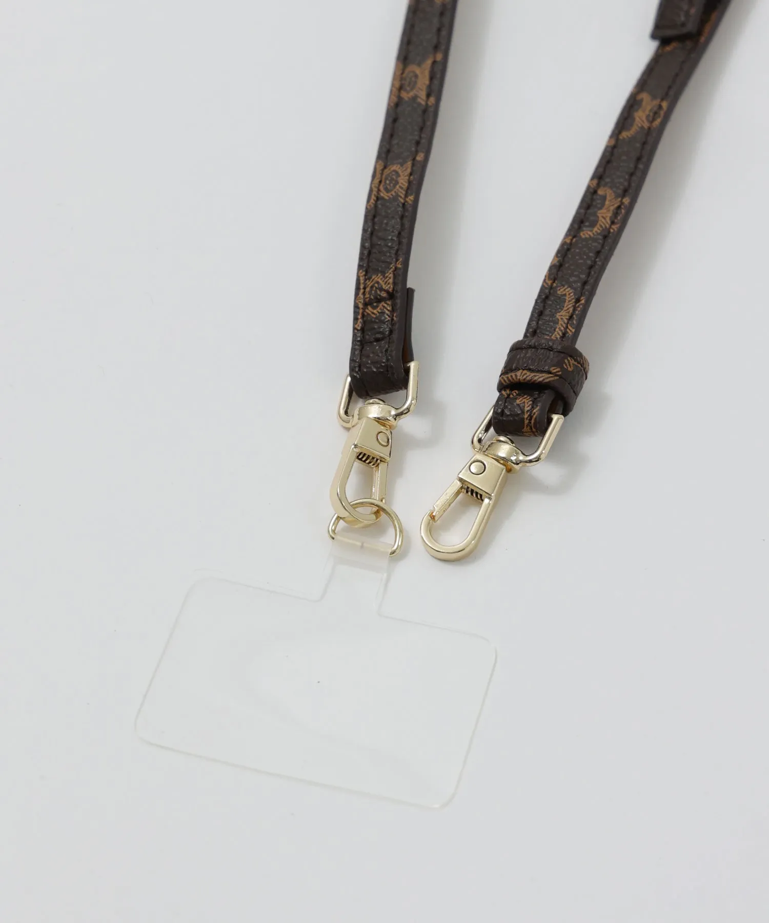 fake leather mobile strap