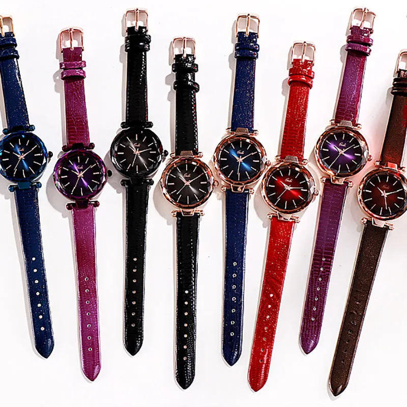 Fashion simple Joker waterproof belt ladies watch