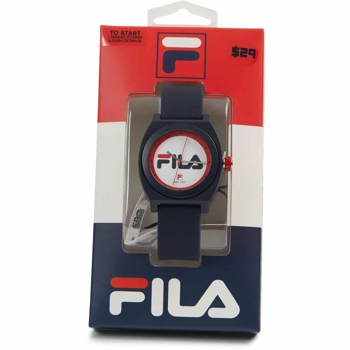 Fila Men's Classic Analogue Watch - Blu