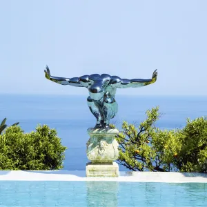 FINEST Stainless Steel Polished Mirror Diver Sculpture FS-027
