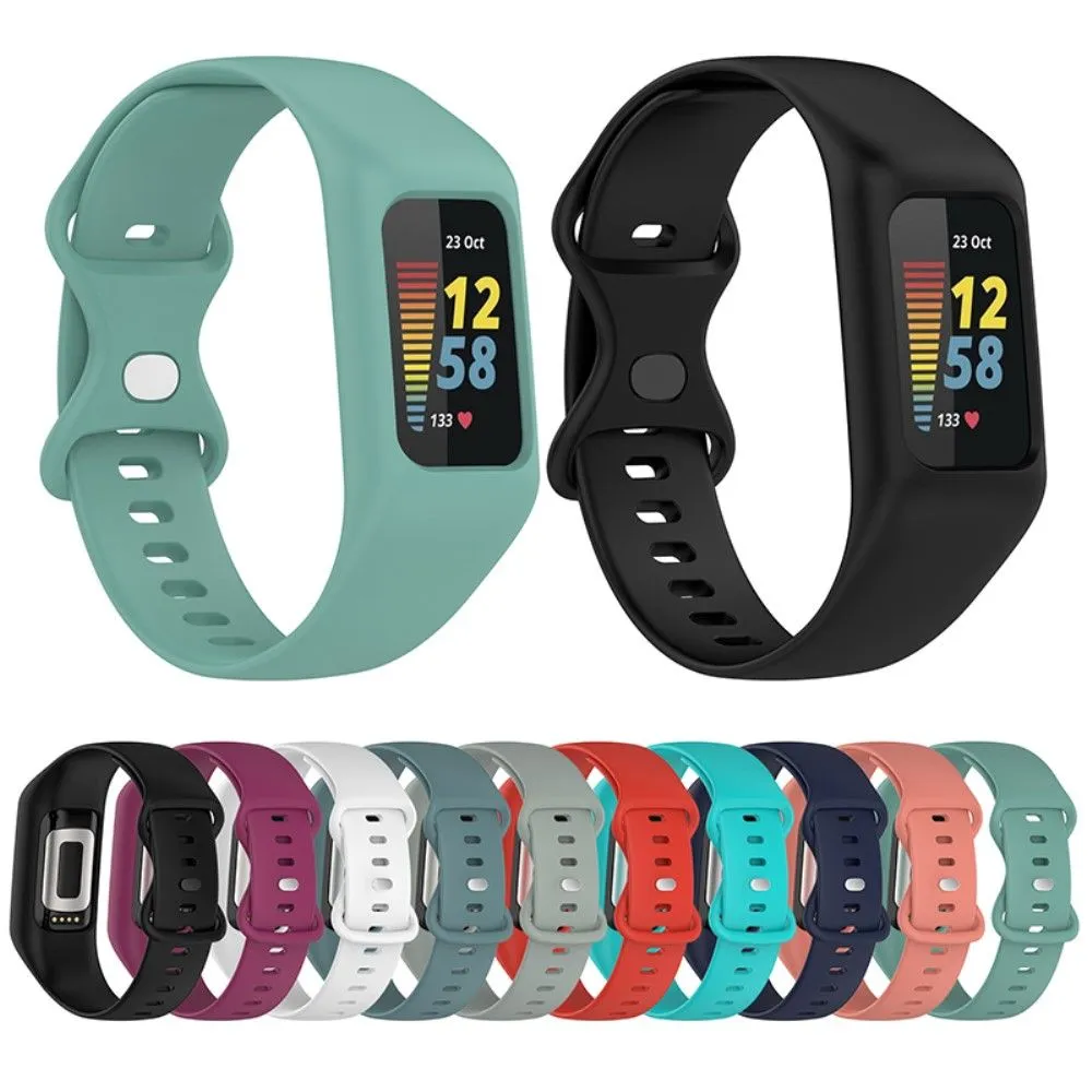 Fitbit Charge 3 simple silicone watch strap - Black