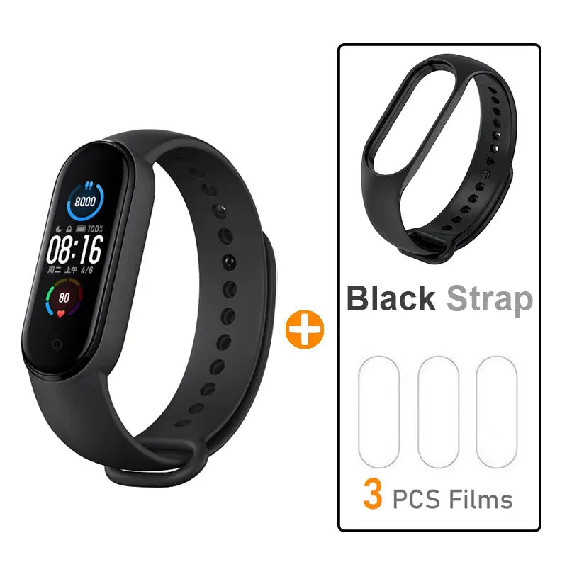 Fitness Tracker Bracelet – AMOLED Screen Smart Activity Wristband