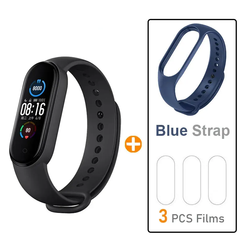 Fitness Tracker Bracelet – AMOLED Screen Smart Activity Wristband