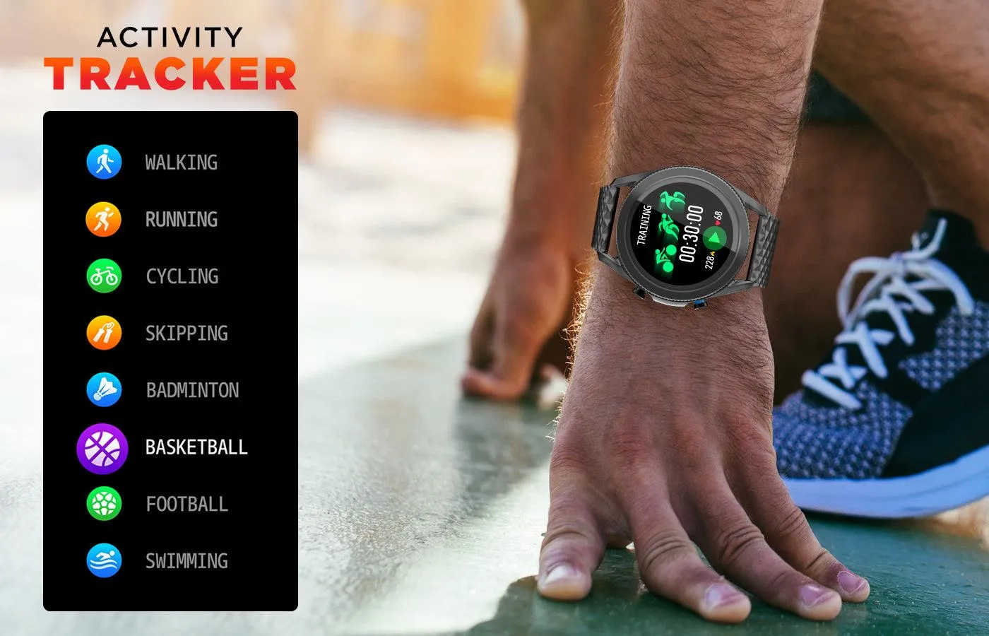 FitRist Active Smart calling SpO2 Watch