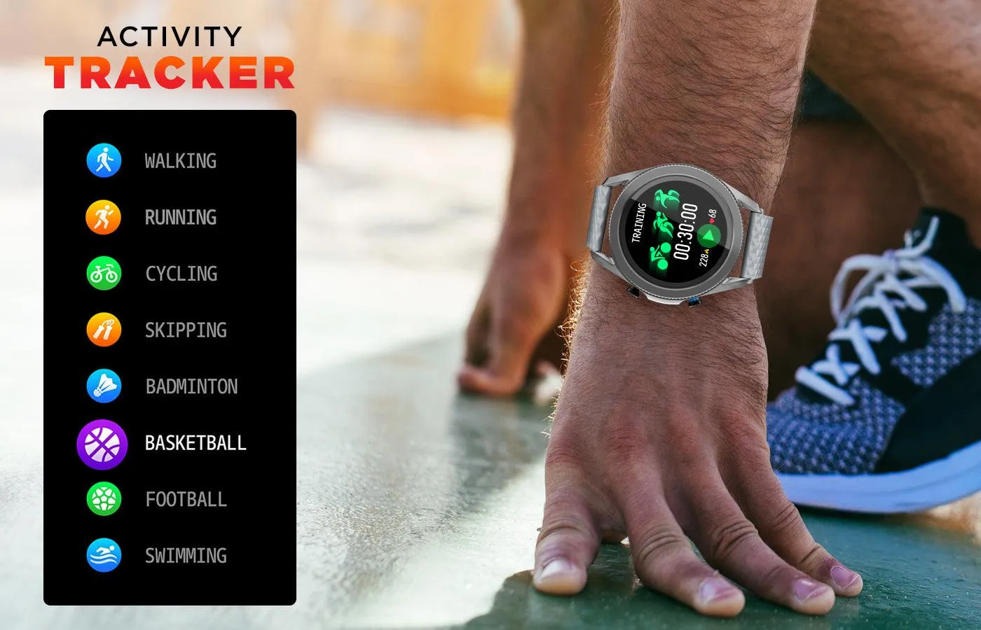 FitRist Active Smart calling SpO2 Watch