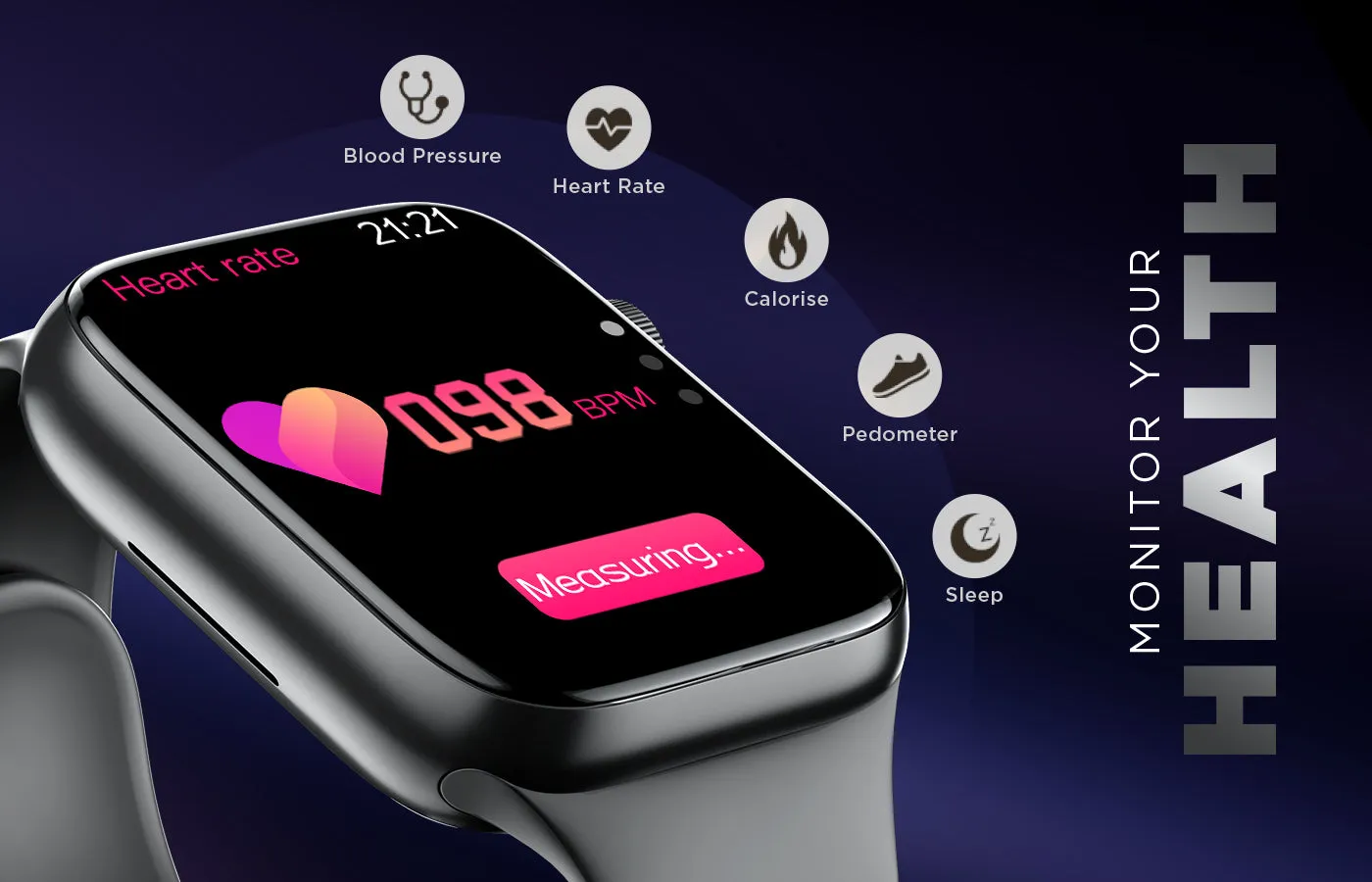 FitRist Max Smart calling Watch
