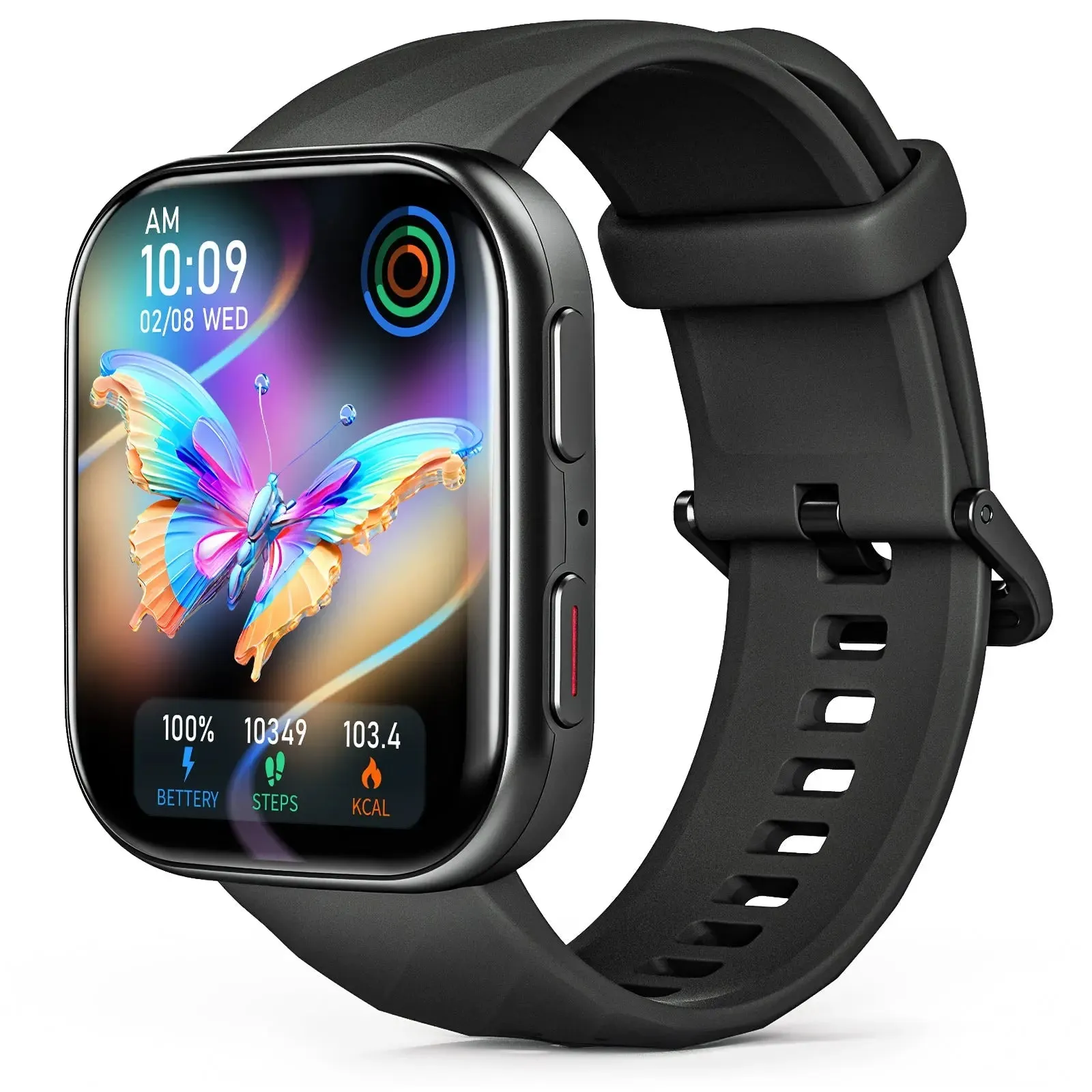 FITVII HM57 Health & Fitness Tracker 2024  (Answer/Make Calls), Smart Watch with HR BP SPO2 Monitor