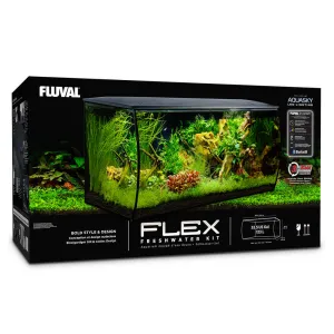 Fluval Flex 32.5 Gallon Glass Aquarium Black