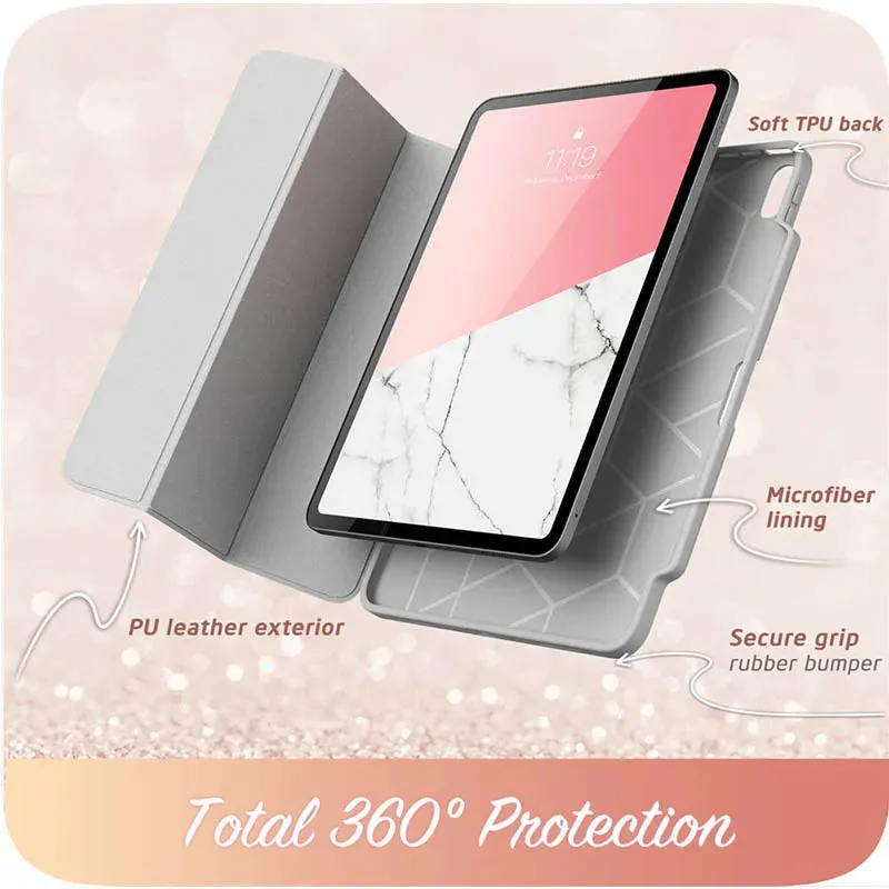 For Ipad Air 13 Inch Case M2 2024 Cosmo Full-body Trifold Stand Drop Protective Smart Case with Auto Sleep/wake
