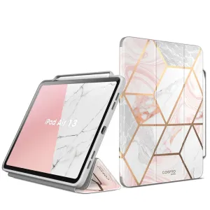 For Ipad Air 13 Inch Case M2 2024 Cosmo Full-body Trifold Stand Drop Protective Smart Case with Auto Sleep/wake