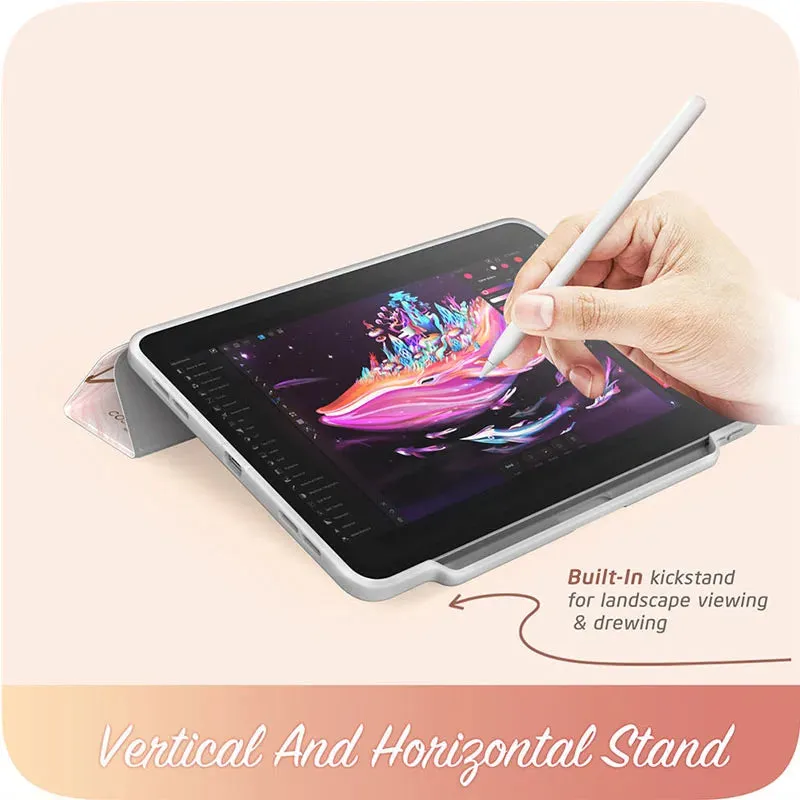 For Ipad Air 13 Inch Case M2 2024 Cosmo Full-body Trifold Stand Drop Protective Smart Case with Auto Sleep/wake