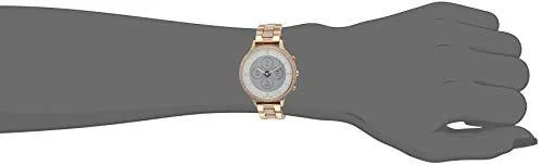 Fossil Women's 42MM Charter HR Heart Rate Stainless Steel Hybrid HR Smart Watch, Color: Rose Gold (Model: FTW7012)
