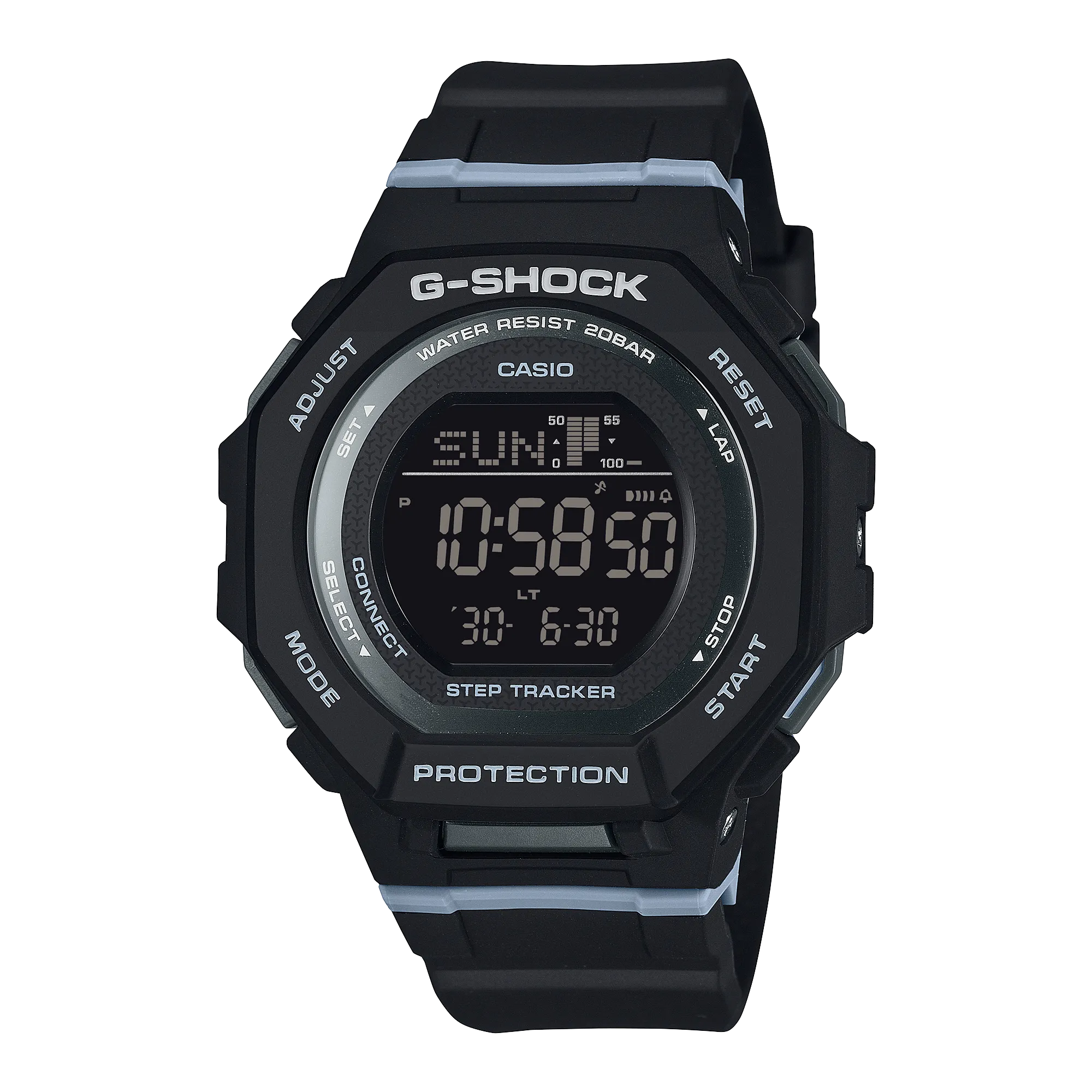 G-Shock G-Squad Black Resin Band Watch GMDB300-1D