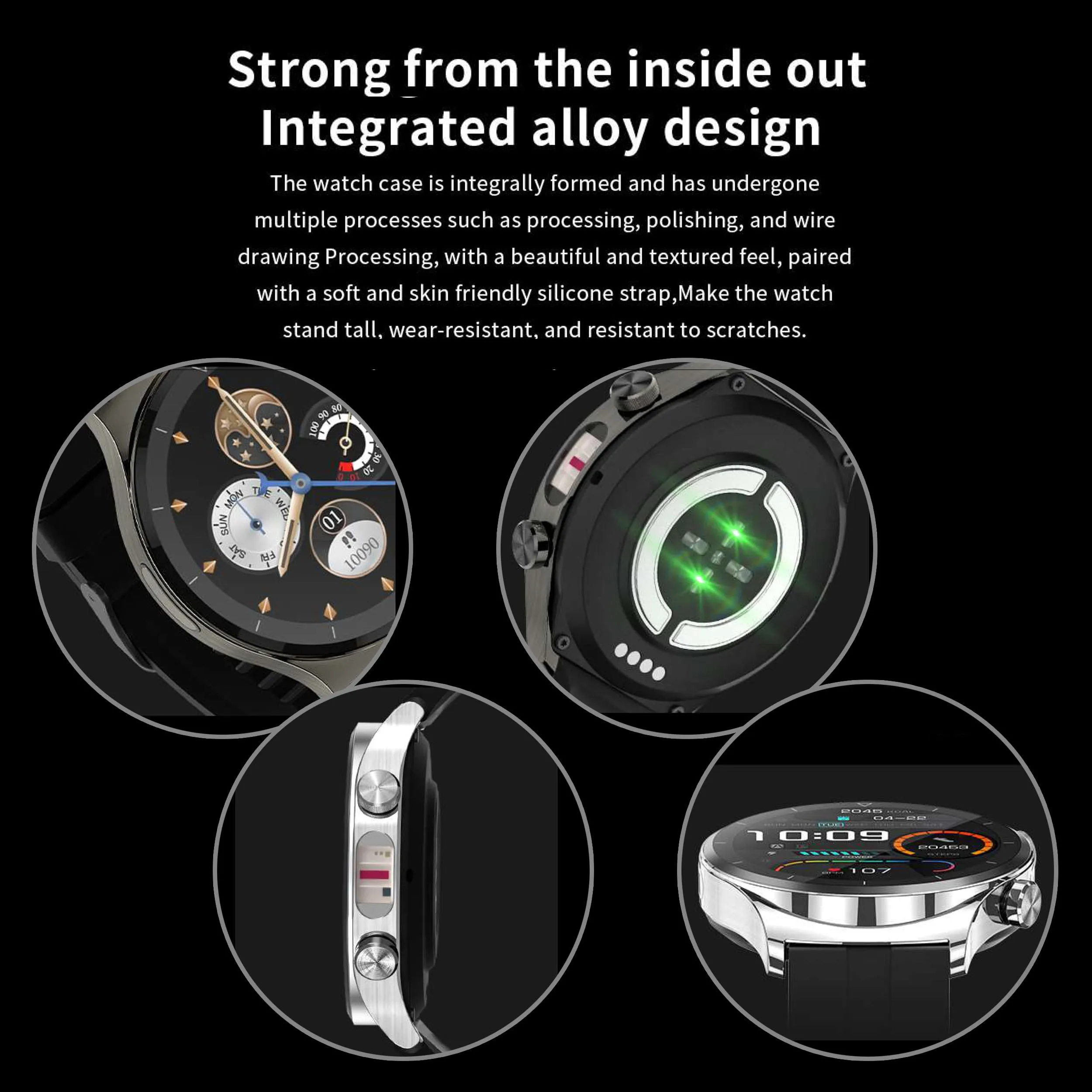 G5 Blood Pressure Smartwatch - Health Sleep Monitoring Life Assistant - FDA Approved