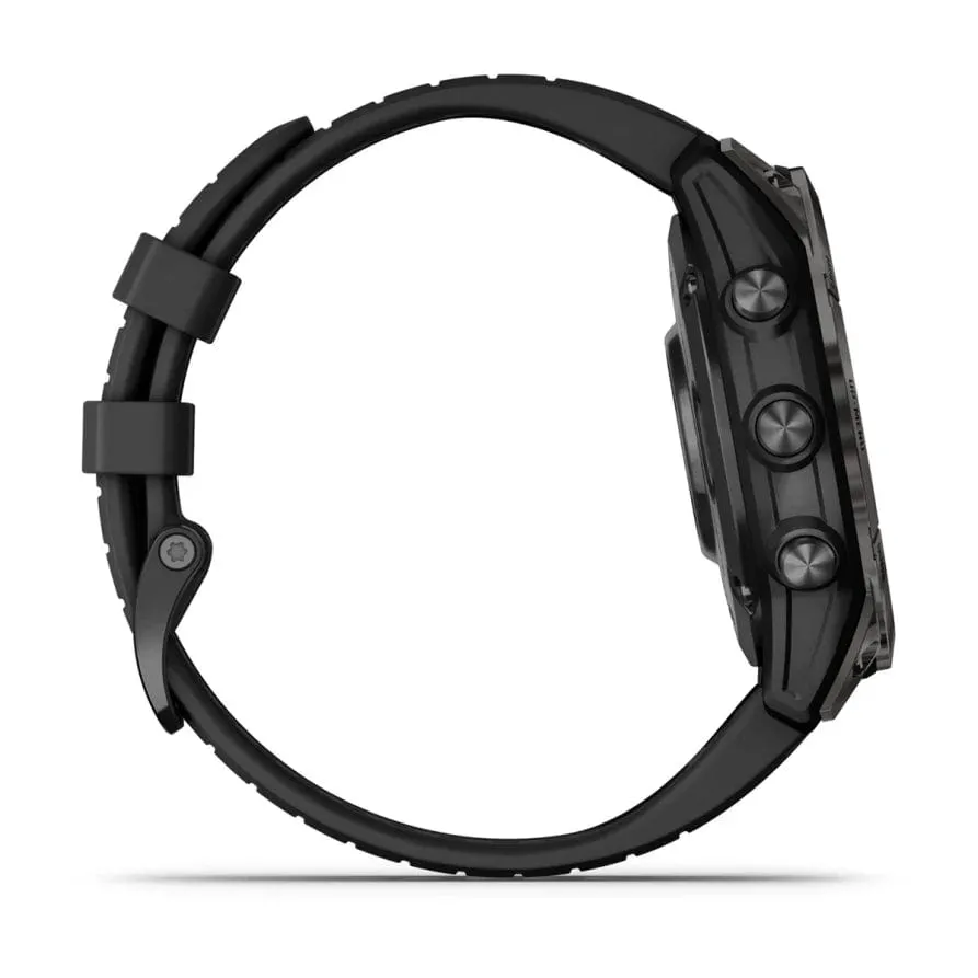 Garmin fenix 7 Pro Sapphire Solar Ed 47mm Carbon Grey DLC Ti w/ Black Band