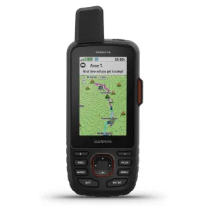 Garmin GPS MAP 66i Featuring Topo Active mapping and In-Reach Technology GPS Handheld and Satellite Communicator - 010-02088-01